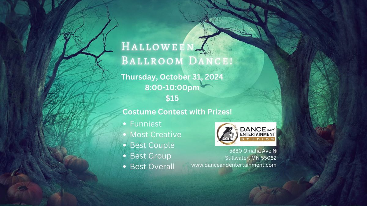 Thurs. 10\/31\/24 Halloween Ballroom Dance!