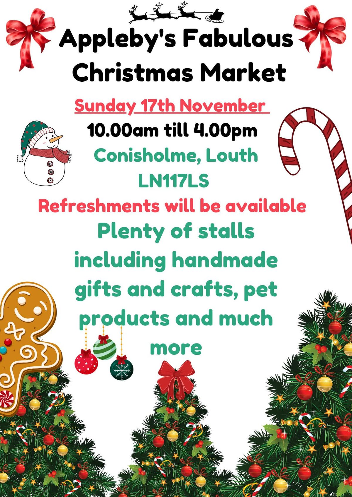 Appleby\u2019s Fabulous Christmas Market 