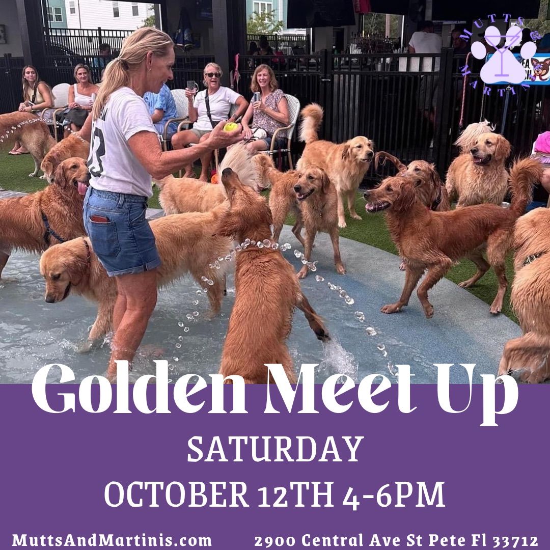 Golden Retriever Meet Up at Mutts & Martinis