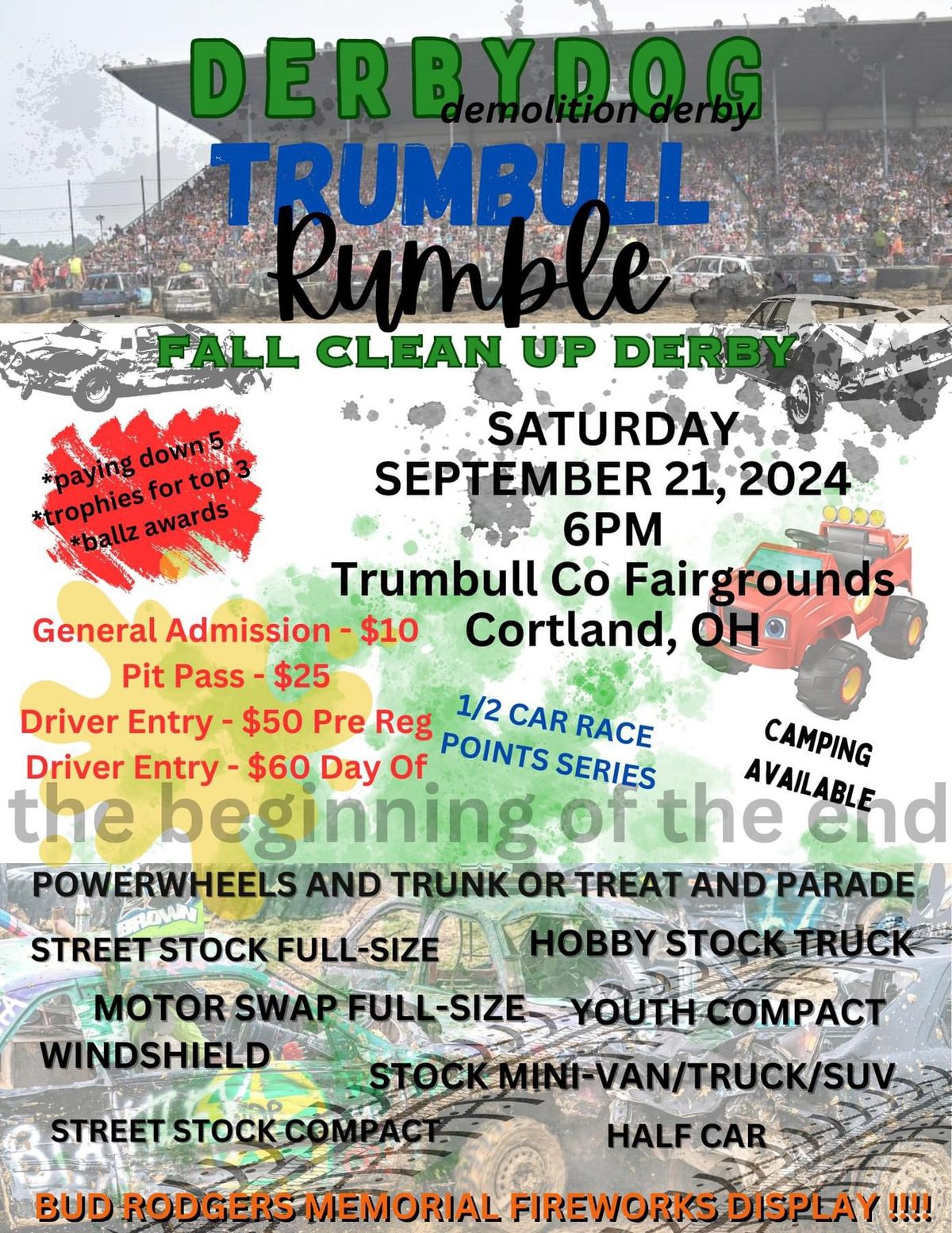 Trumbull Rumble 2024 Demolition Derby