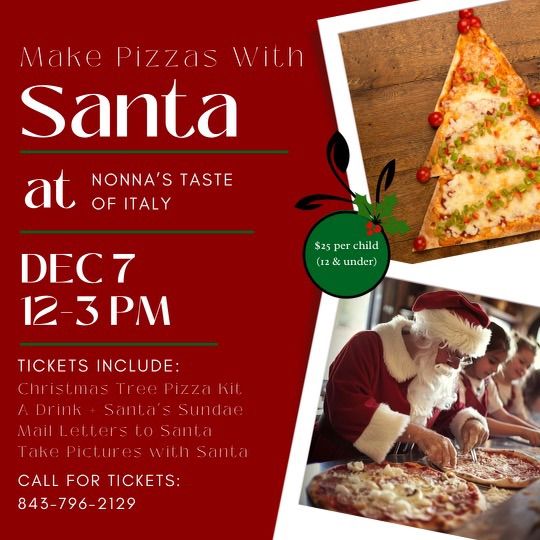 Make Pizzas With Santa! 