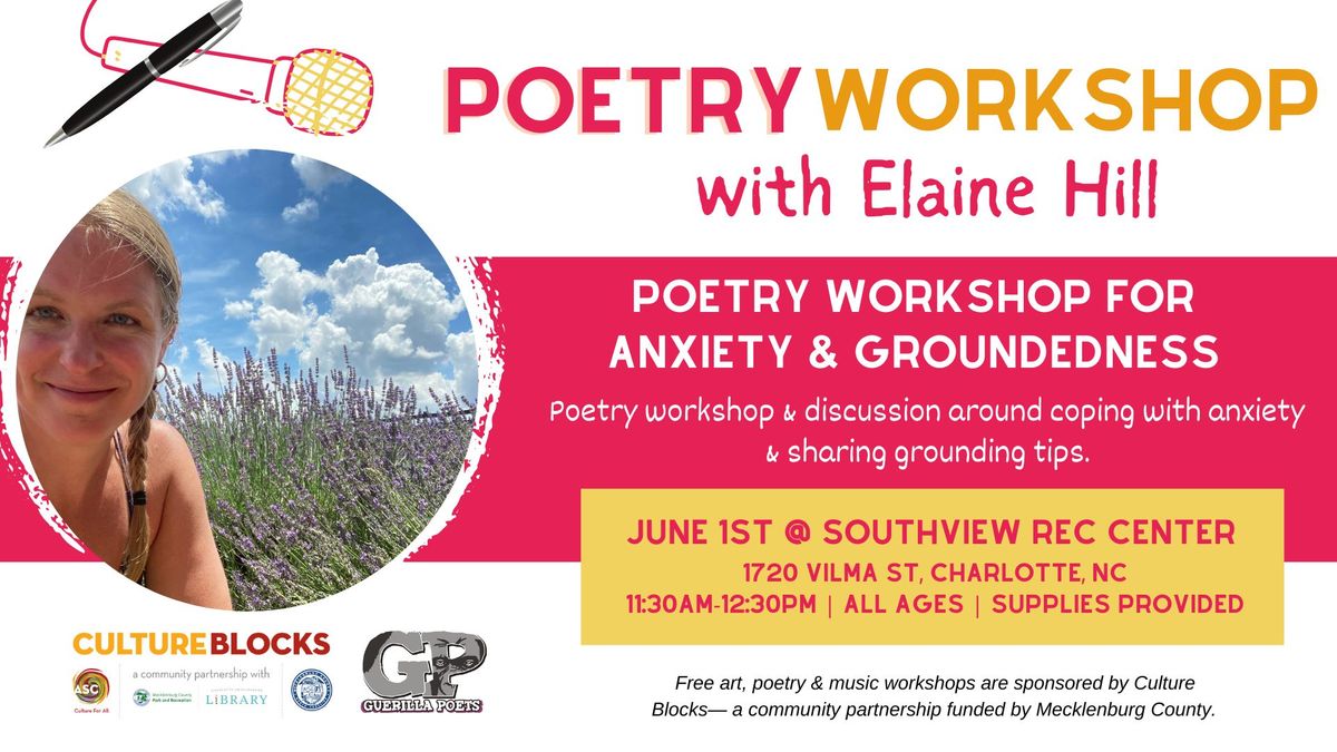 Poetry Workshop, Southview Rec Center