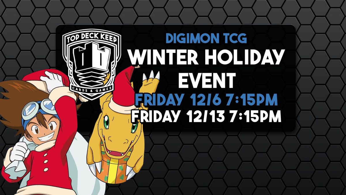  DIGIMON CARD GAME Winter Holiday Event 2024 