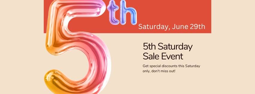 5th Saturday Sale