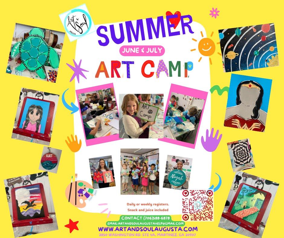 Summer Art Camp at Art & Soul Augusta