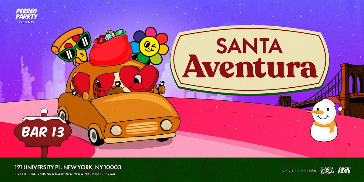 Santa Aventura| Latin Dance Party in NYC (18+)