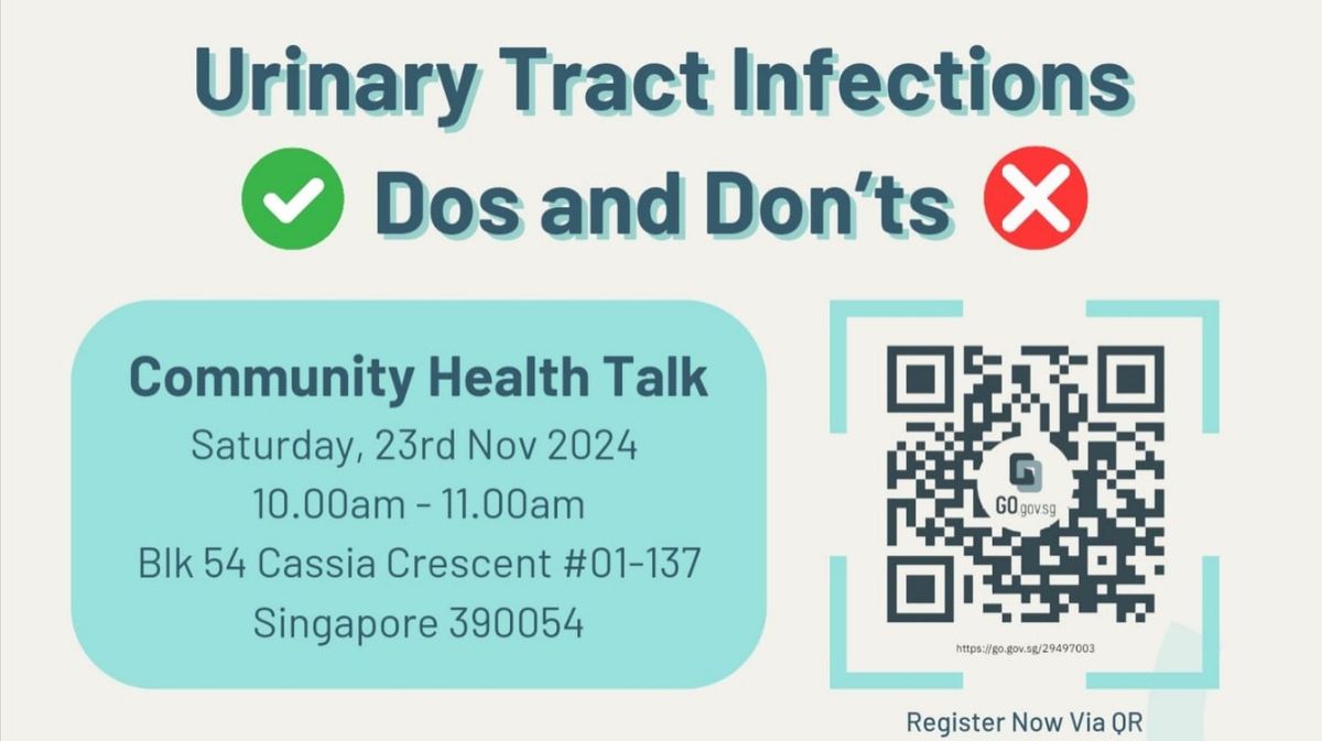 Community Health Talk: Urinary Tract Infections Dos & Don'ts