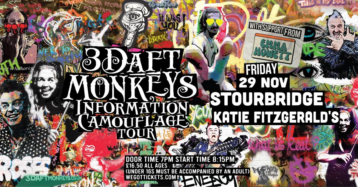 3 Daft Monkeys at Katie Fitzgeralds