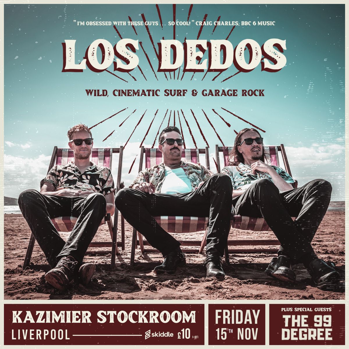 LOS DEDOS - LIVE IN LIVERPOOL + The 99 Degree