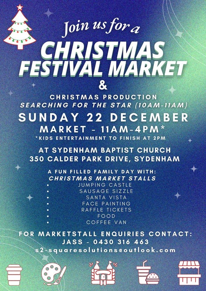 Christmas festival market 