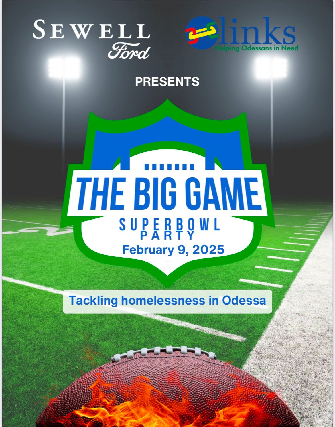 Odessa Links SUPER BOWL Fundraiser Party 