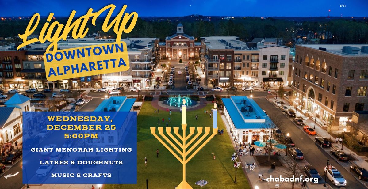 Chanukah in Downtown Alpharetta