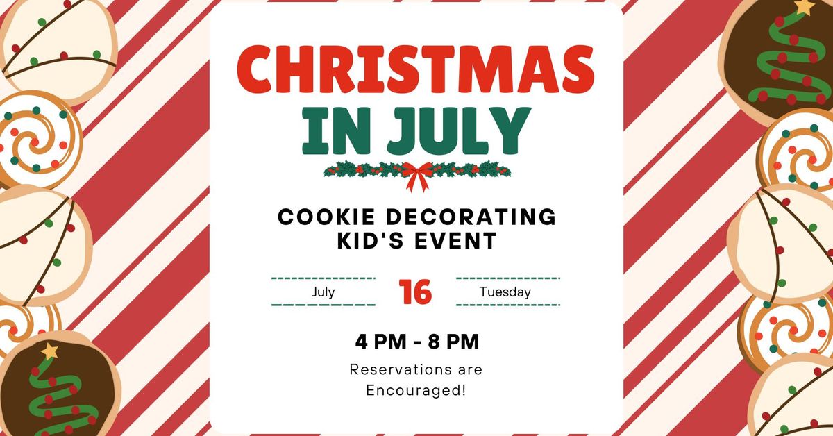 Christmas in July Kids Event