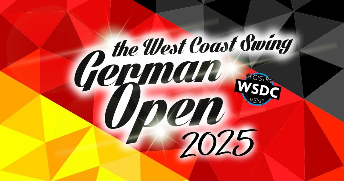 German Open West Coast Swing 2025 - WSDC Registry Event