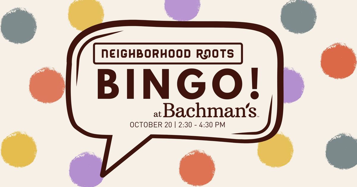 Non-Profit Bingo presented by Neighborhood Roots