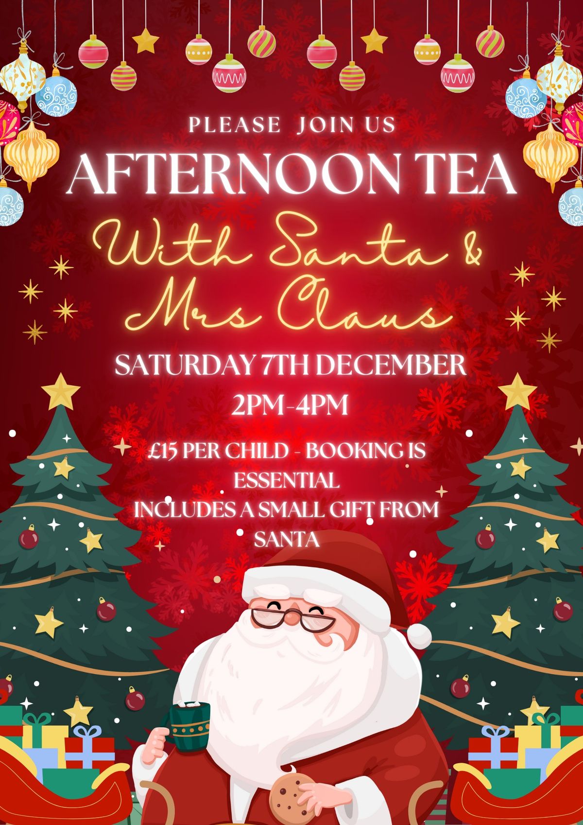 Afternoon Tea with Santa & Mrs Claus