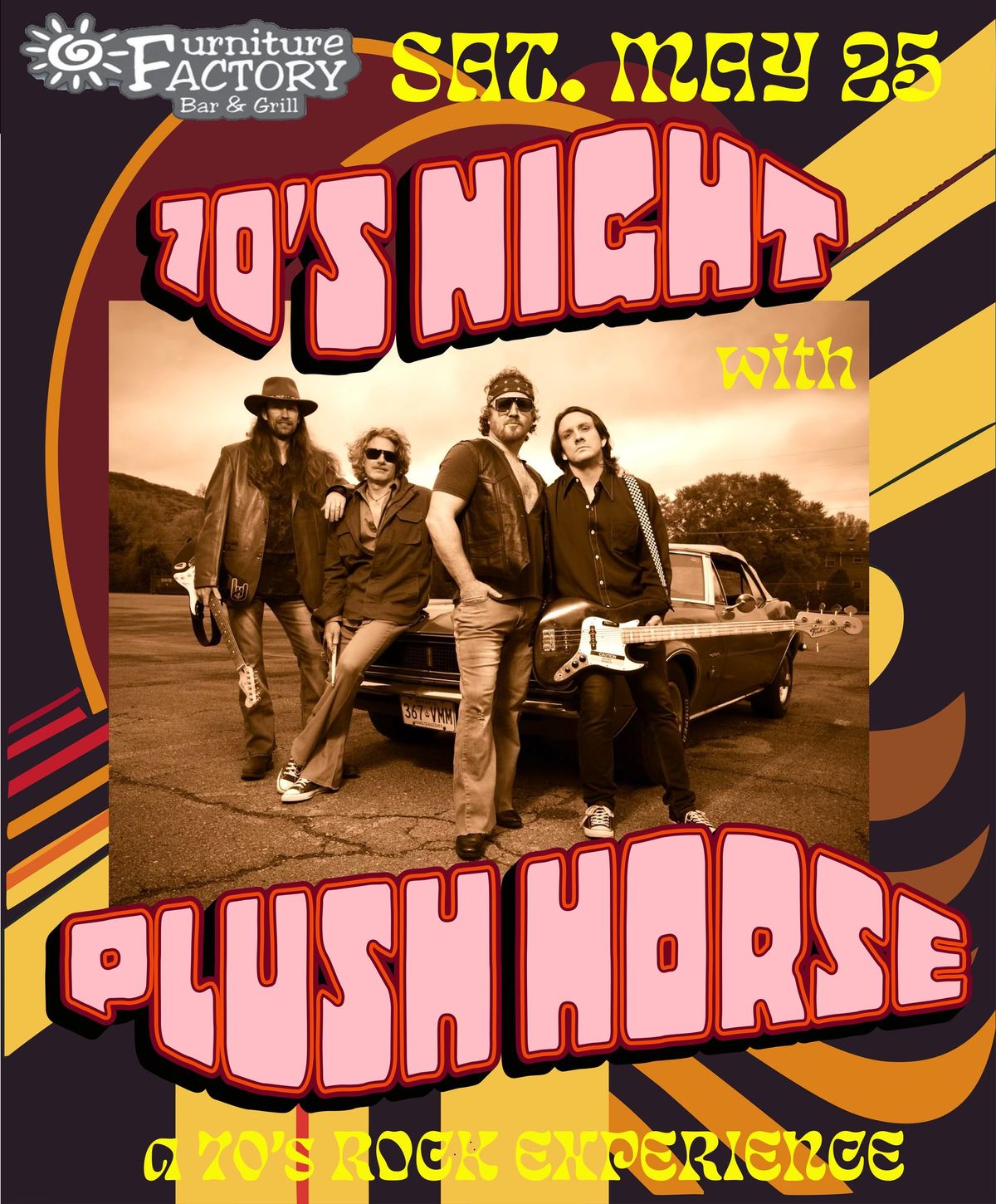PlushHorse 70s Rock Experience - FREE: NO COVER CHARGE!