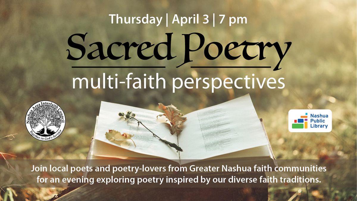 Sacred Poetry: Multi-Faith Perspectives 