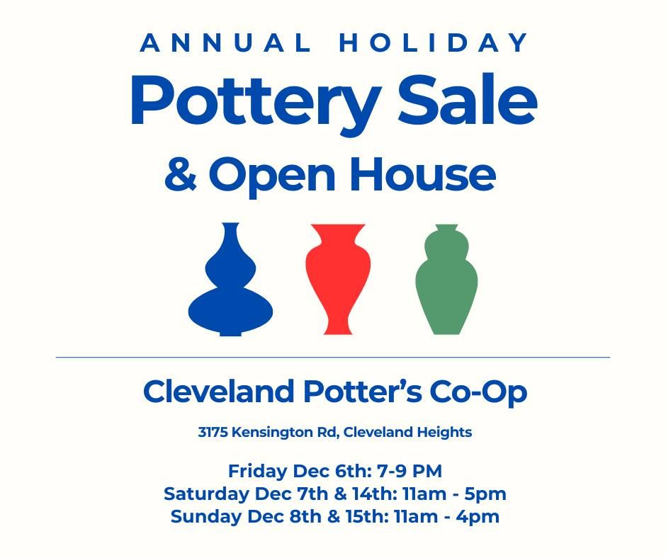 Annual Holiday Pottery Sale & Open House