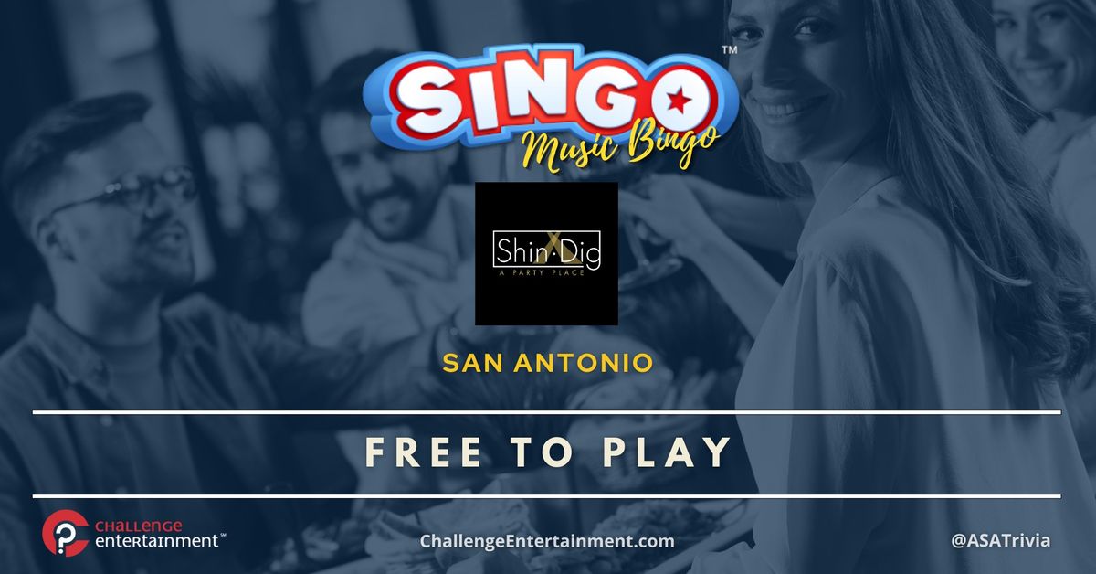 SINGO Music Bingo Nights at Shin Dig - San Antonio