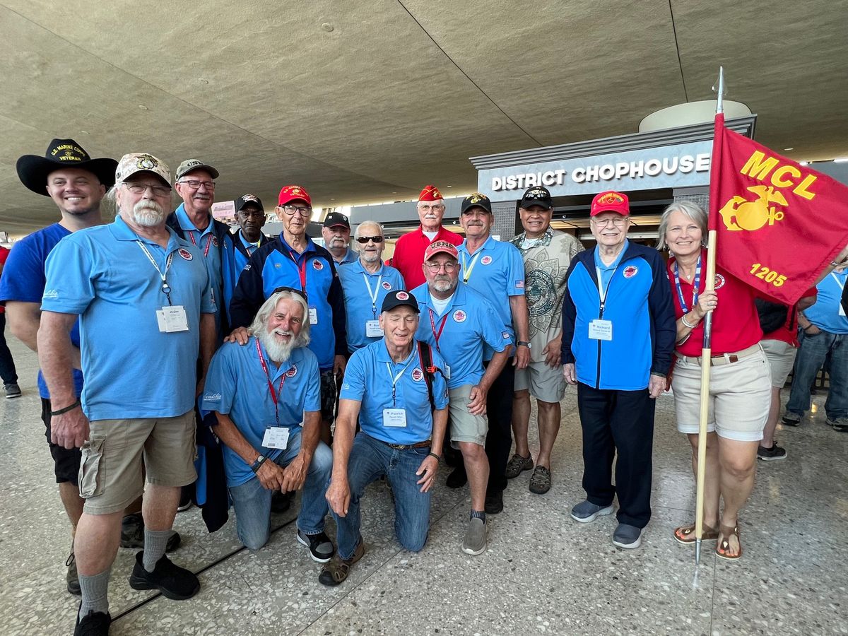 Stars and Stripes Honor Flight Greeting 