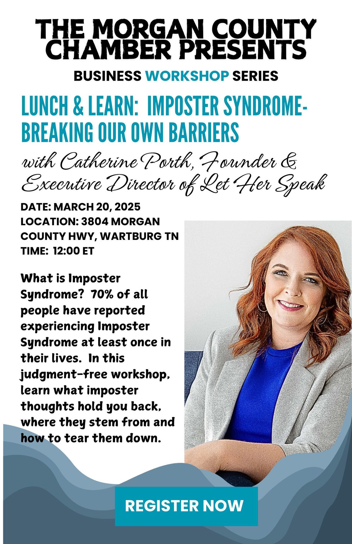 Lunch & Learn:  Imposter Syndrome-Breaking Your Own Barriers