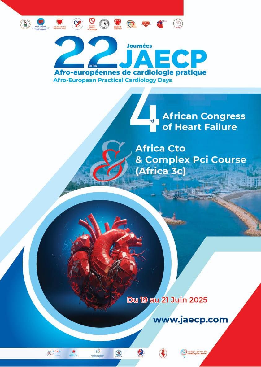 22e\u0300mes journe\u0301es Afro-Europe\u0301ennes de cardiologie prat