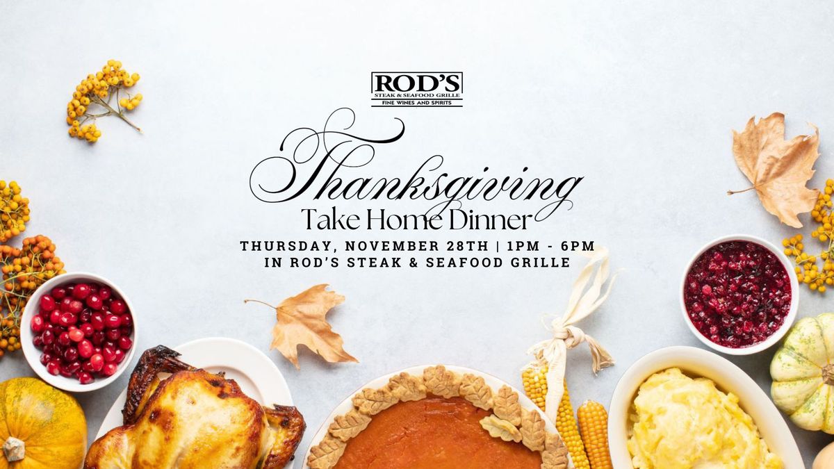 Thanksgiving Take Home Dinner