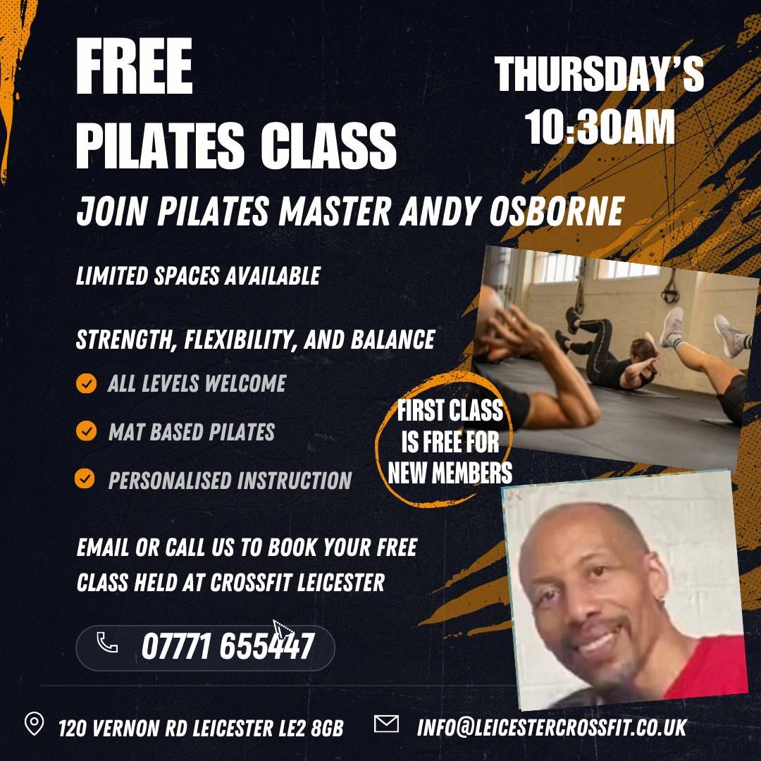 PILATES CLASS by Pilates Master Coach Andy Osborne - FREE TRIAL 