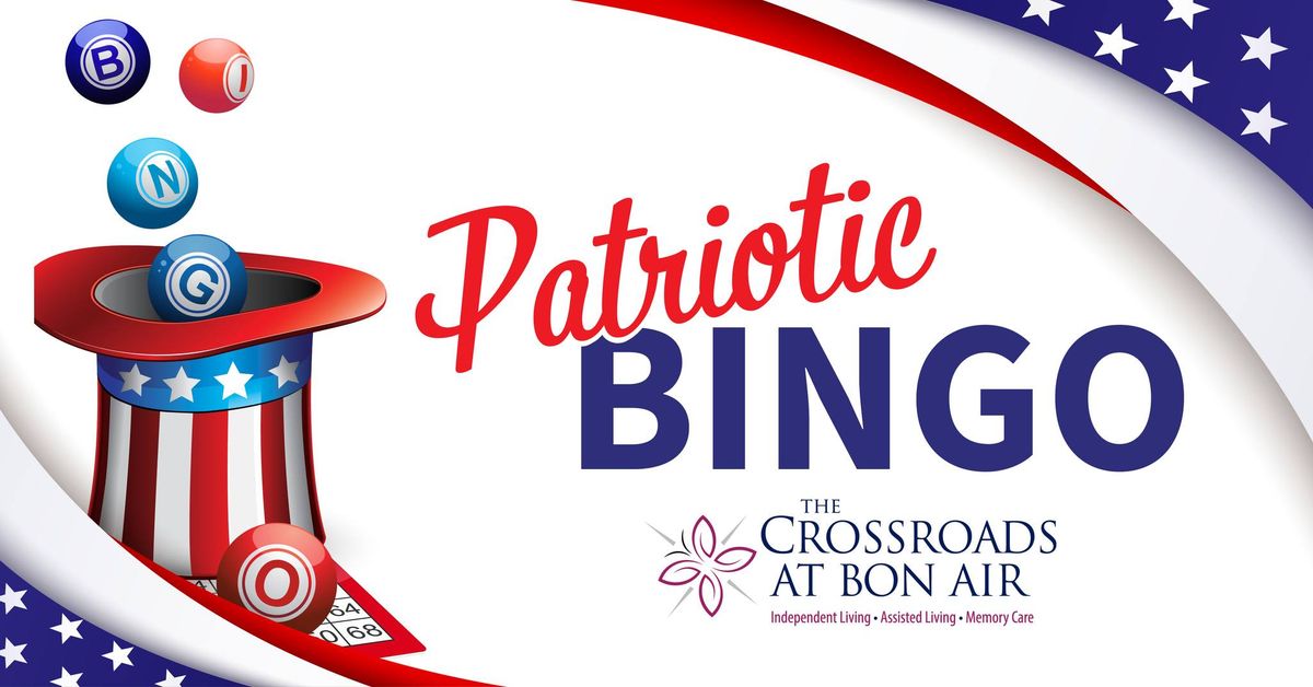 Patriotic Bingo (RSVP by June 30)