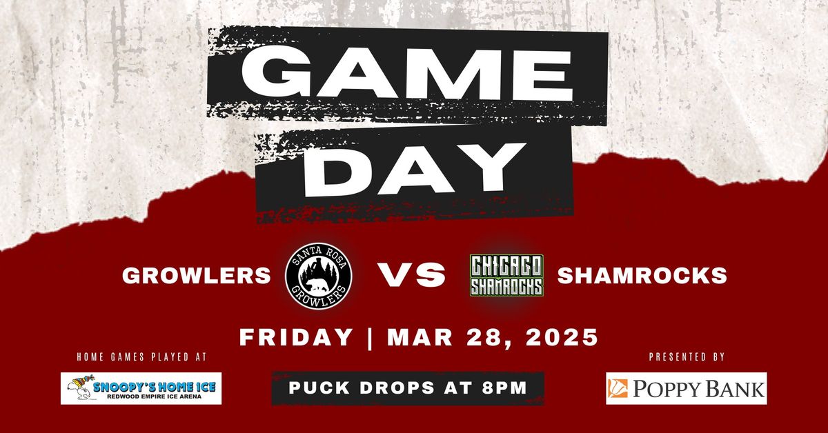 Santa Rosa CA Hockey - Growlers vs Shamrocks