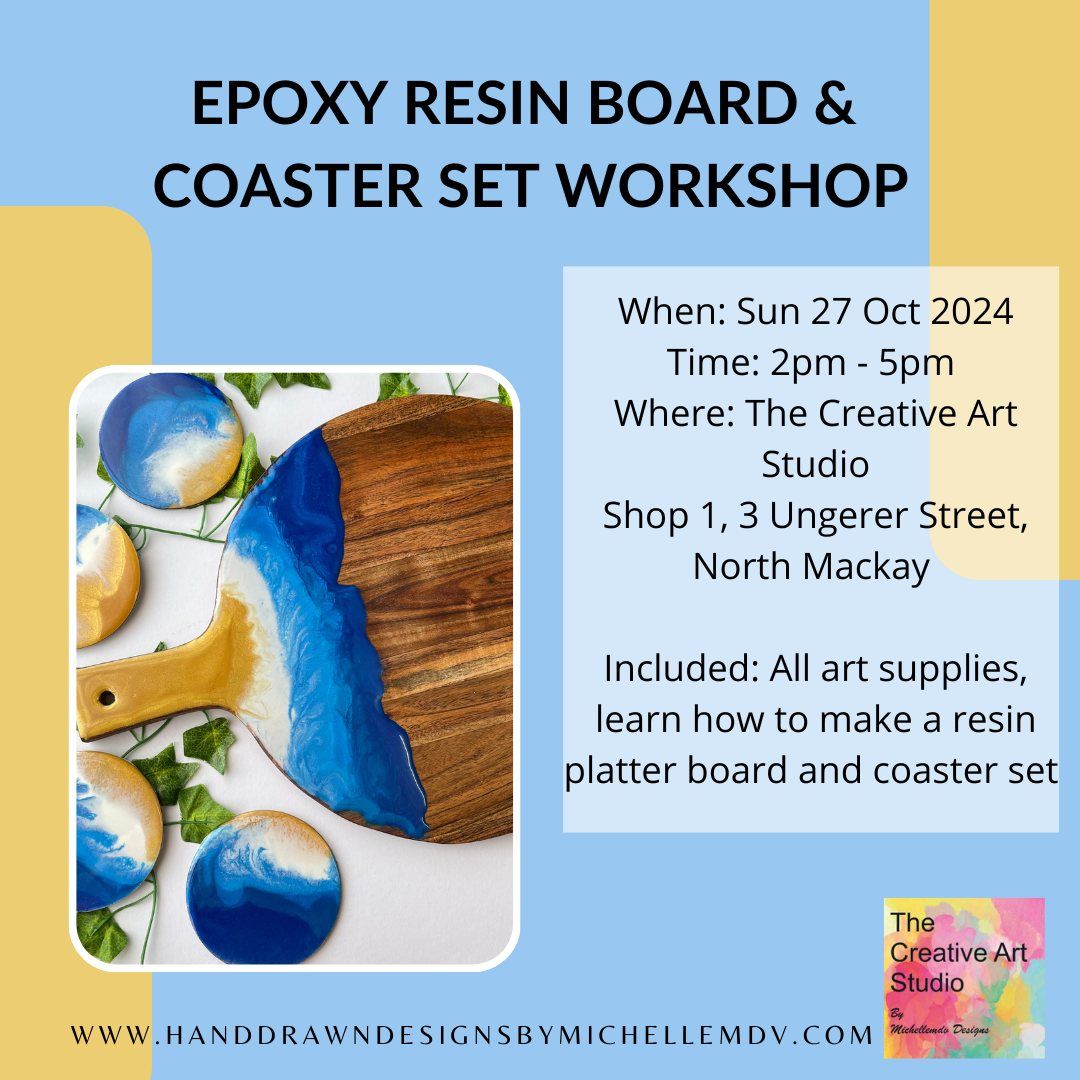 Sun 27 Oct - Epoxy Resin Board Set