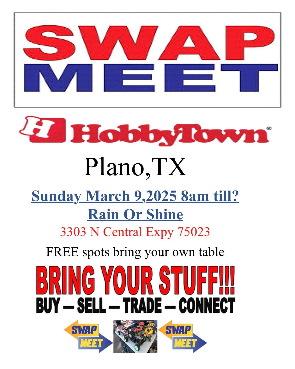 Plano Texas Huge R\/C SWAPMEET 