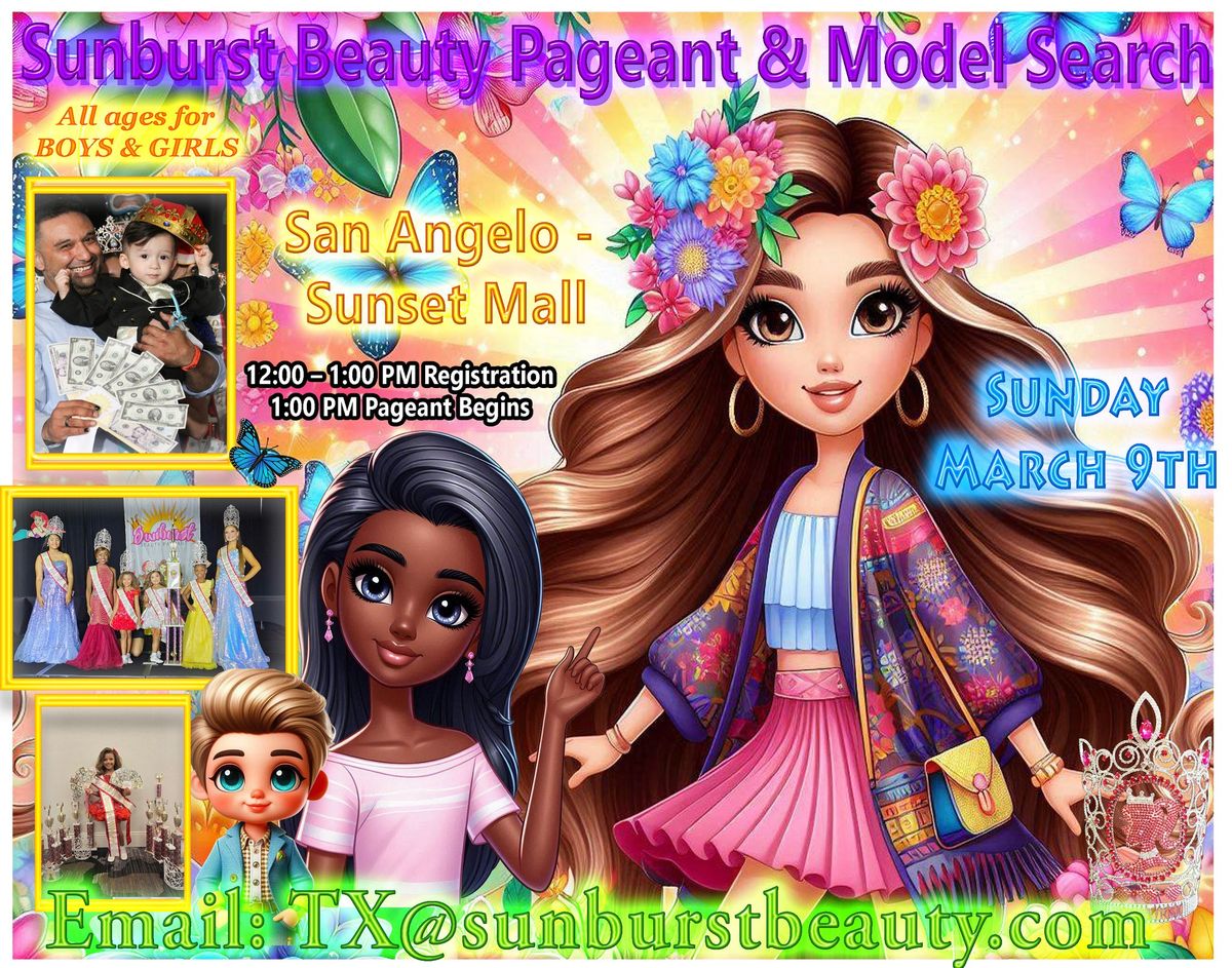 San Angelo Sunburst BARBIE pageant at Sunset Mall!