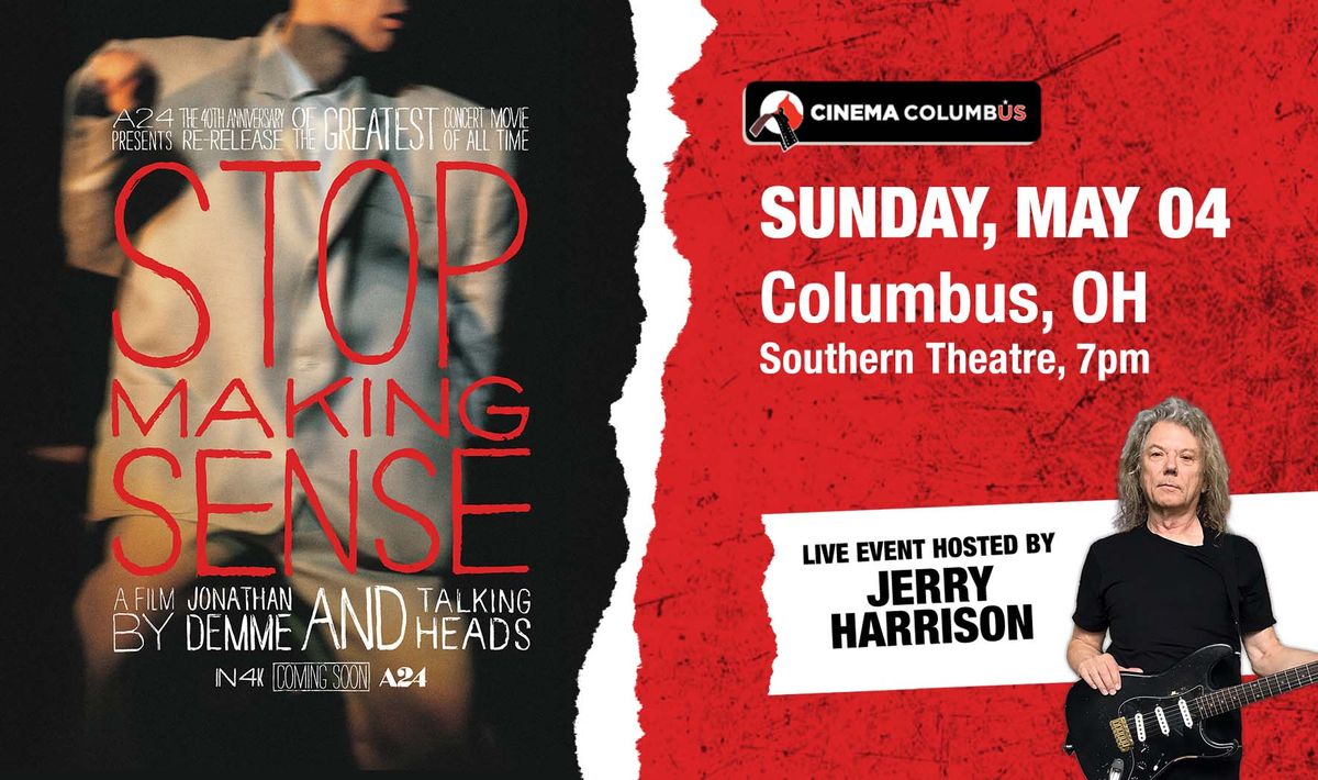 Stop Making Sense Live Event Hosted by Jerry Harrison
