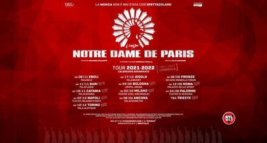 Notre Dame de Paris live a Bari | 11,12,13,14 novembre