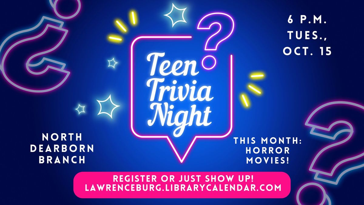 Teen Trivia Night