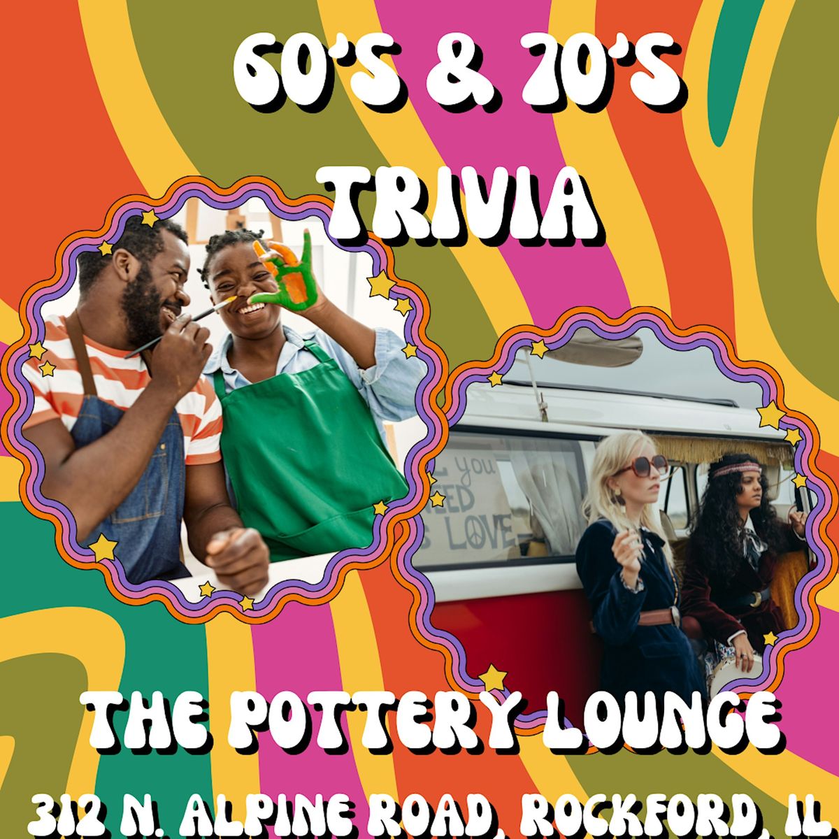 60's and 70's Trivia & Paint Night