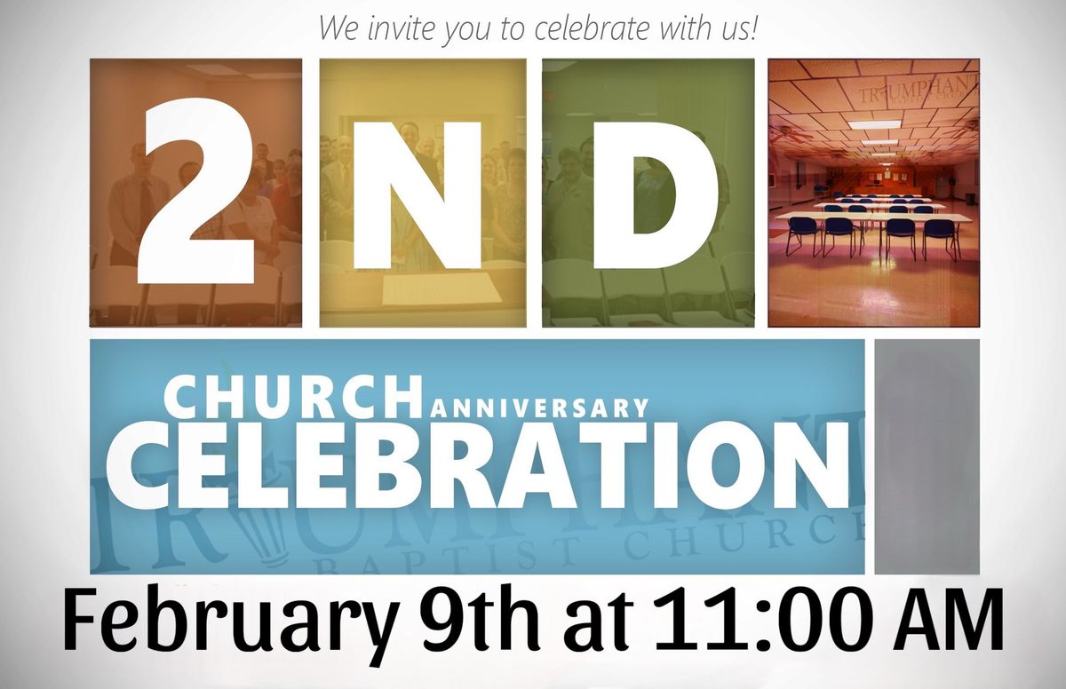 2nd Anniversary Service & Dinner