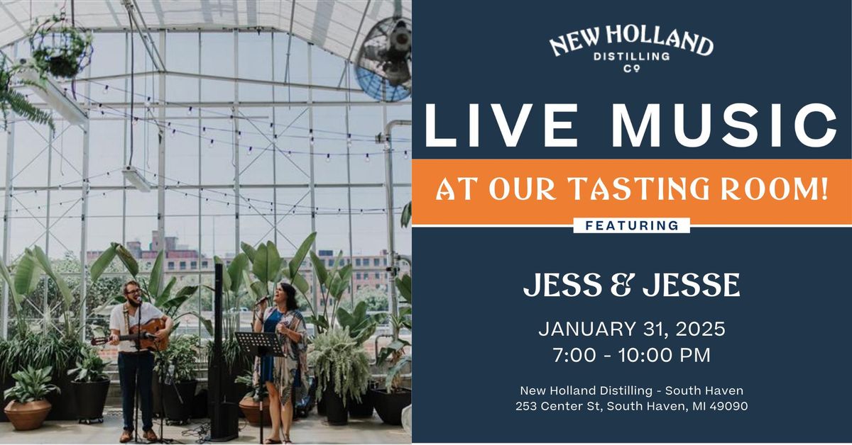 Live Music with Jess & Jesse at the South Haven Tasting Room!