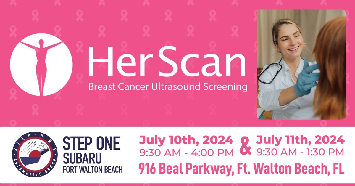 Step One Subaru Fort Walton Beach Hosts HerScan Breast Cancer Screening 