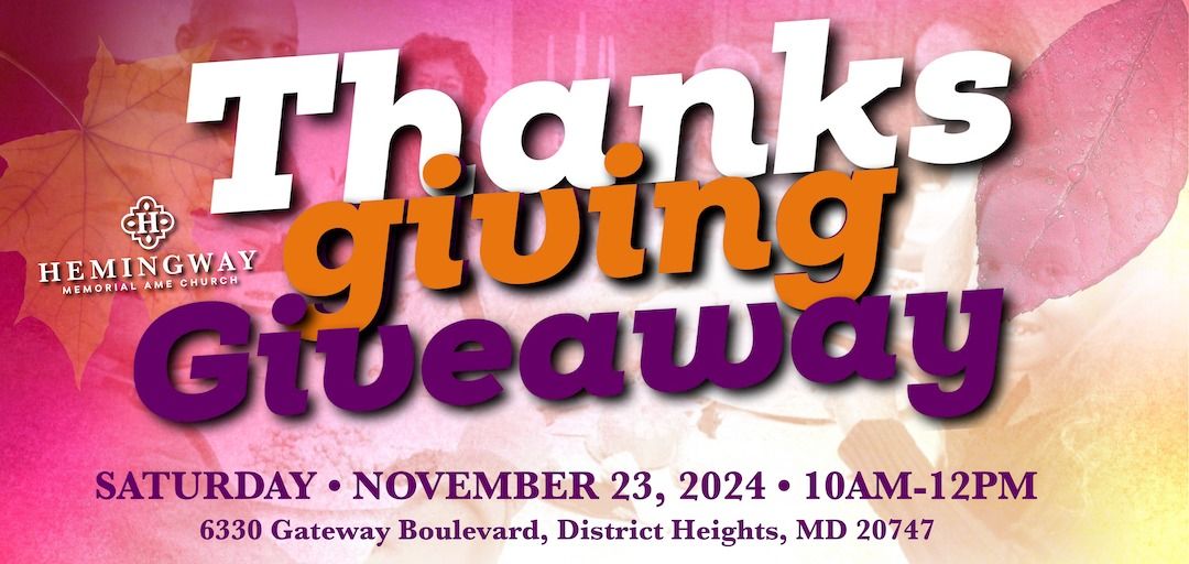 Hemingway's Thanksgiving Giveaway