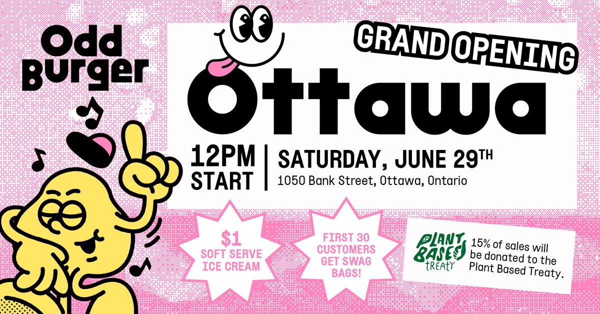 Odd Burger Ottawa Grand Opening Event