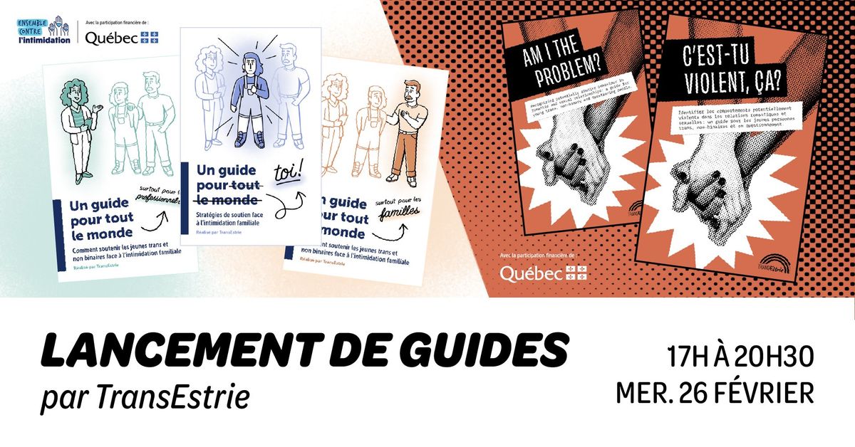 HYBRIDE | Lancement des guides \u00ab Un guide pour tout le monde \u00bb et \u00ab C'est-tu violent, \u00e7a? \u00bb