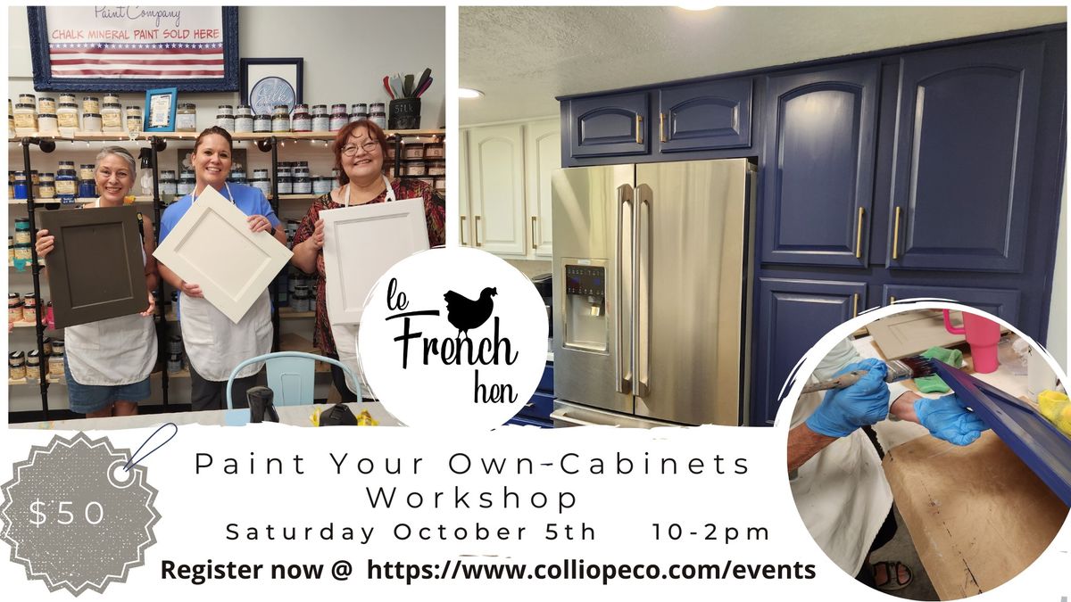 Paint Your Own Cabinets Workshop