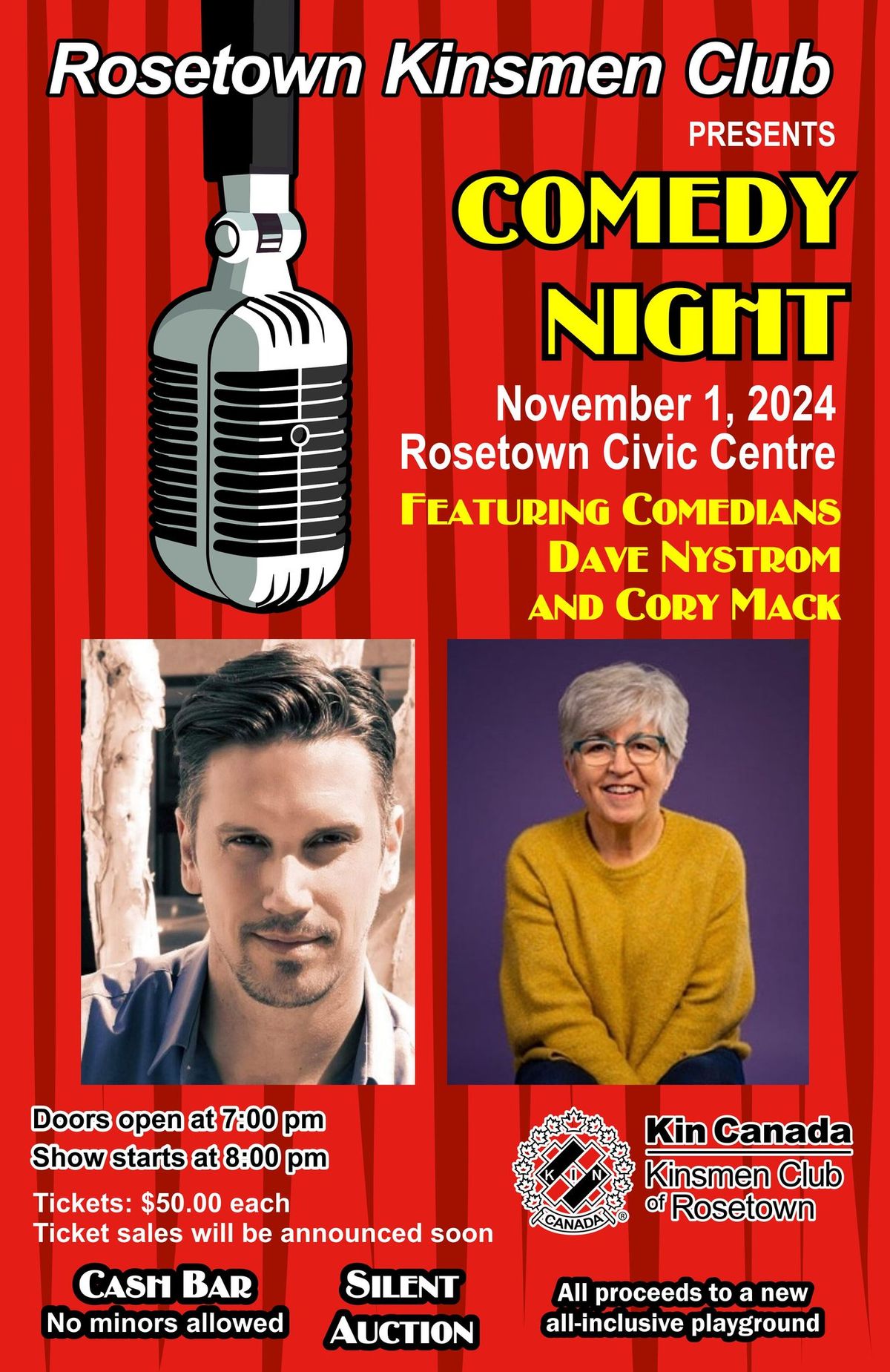 Rosetown Kinsmen Comedy Night