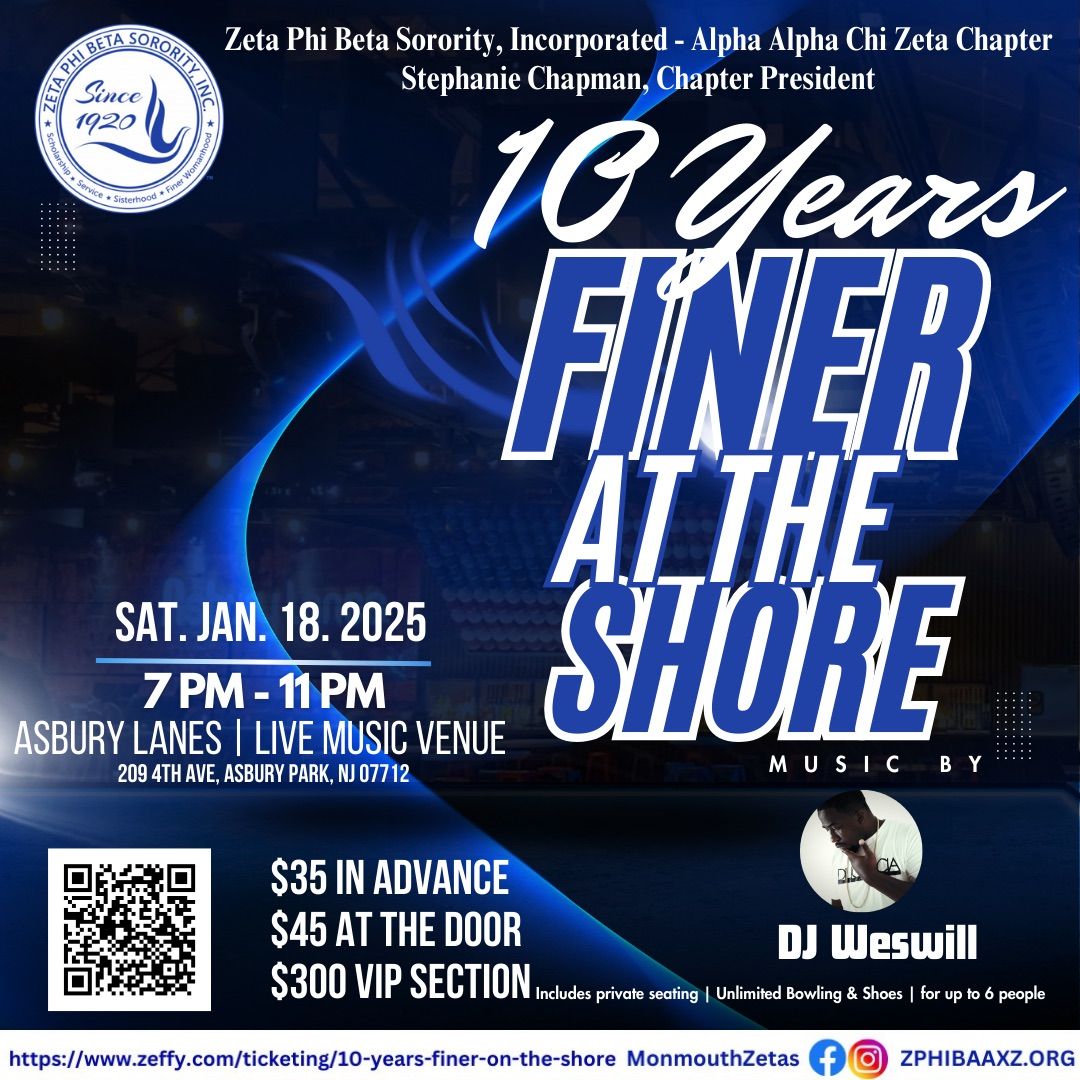 10 Years Finer at the Shore Party