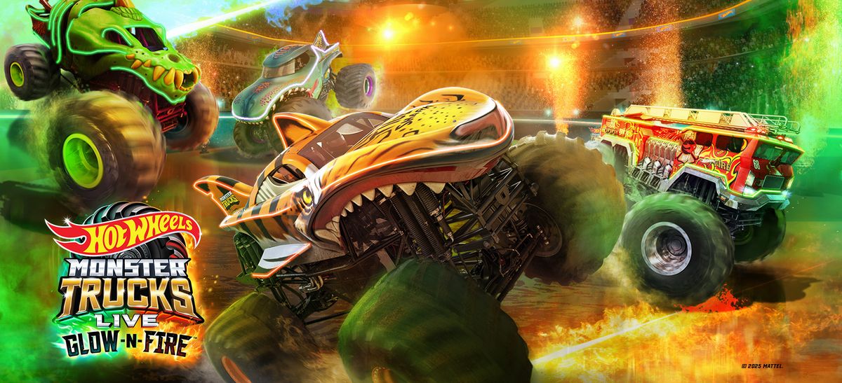 Hot Wheels Monster Trucks Live Glow-N-Fire, Ball Arena, Denver, 8 ...