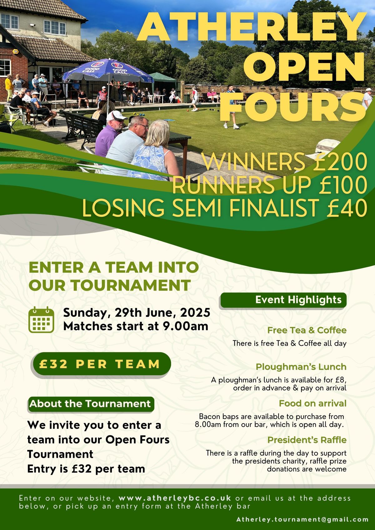 Atherley Open Fours Tournament