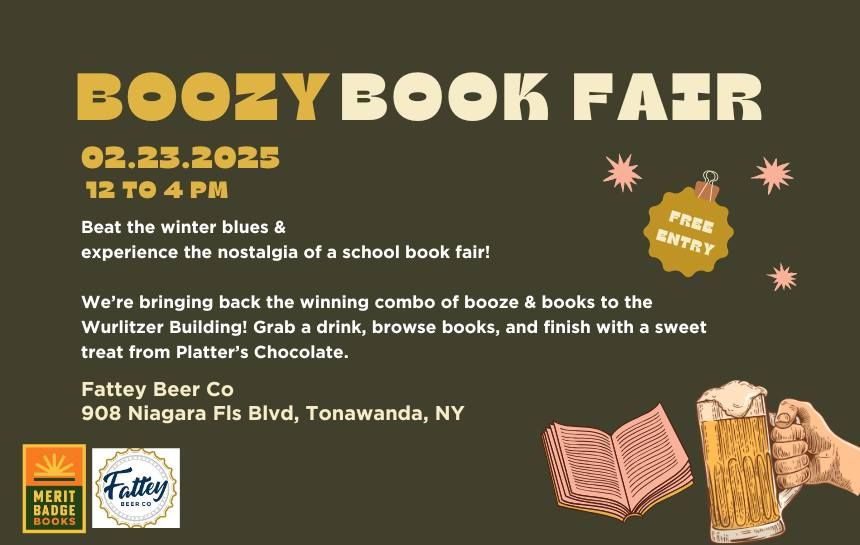 Beat the Winter Blues Boozy Book Fair @Fattey Beer Co - Wurlitzer